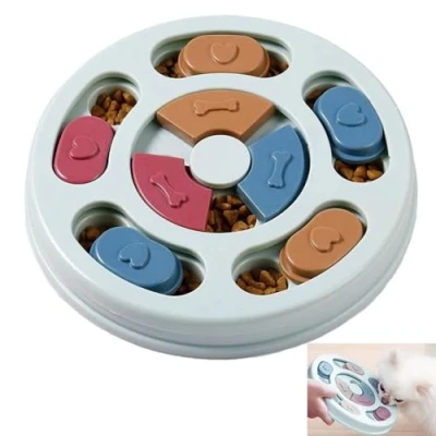 Afbeelding van TSKDKIT Hondenpuzzel, speelgoed, feeder, hondenspeelgoed, intelligentie, hond, puzzel, educatiespeelgoed, hondenspeelgoed met antislip, slow kom voor puppy&#039;s en huisdieren