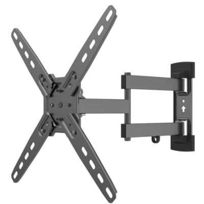 Afbeelding van my wall Draaibare tv muurbeugel HF12L, televisiehouder, universeel passend, wandhouder met variabele wandafstand, portret en landschapsformaat, VESA 75 300
