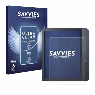 Afbeelding van Savvies (6 Stuks) Schermbeschermer voor Kobo Libra H2O / Colour 2024 Screen Protector Ultra Transparant