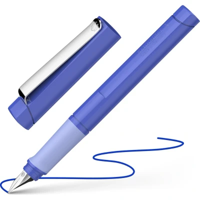 Afbeelding van 15x Vulpen Schneider Base linkshandig Blauw