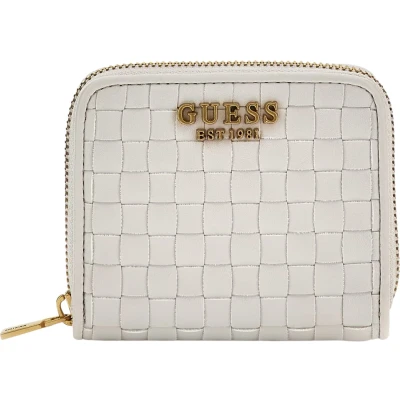 Afbeelding van Guess Lisbet SLG Small Zip Around Dames Portemonnee One Size Stone
