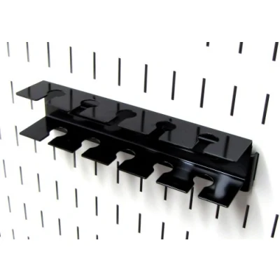 Afbeelding van Wall Control ASM SL 008 B Pegboard Slotted Tool Houder Beugel Metalen Accessoire Alleen voor Pegboard, Zwart