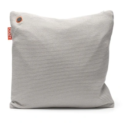 Afbeelding van Cozy warmtekussen Una Duurzaam &amp; Draadloos Infrarood 45x45 cm Grijs Knitted incl grote batterij