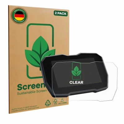 Afbeelding van ScreenLeaf Screenprotector voor Ducati Streetfighter V4 2020 Snelheidsmeter Duurzame schermbescherming Folie Beschermfolie transparant (2 Stuks)