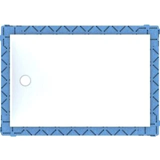 Afbeelding van Geberit Setaplano douchevloer wit 1700 x 800 45