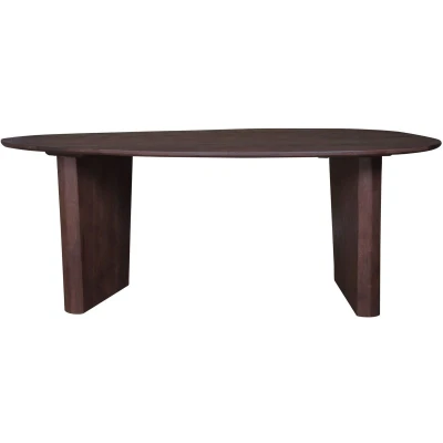 Afbeelding van Eettafel Rudo 180 x 110 cm Espresso Mangohout