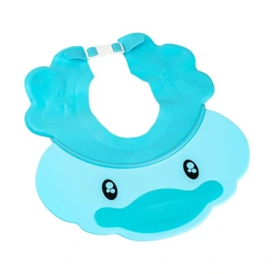 Afbeelding van Verstelbare oog en oorbescherming, 1 stuk, blauw, zachte shampoobescherming voor peuters volwassenen, douchemuts kinderen, babyshampoopet, haarwashulp het wassen van haar zonder tranen