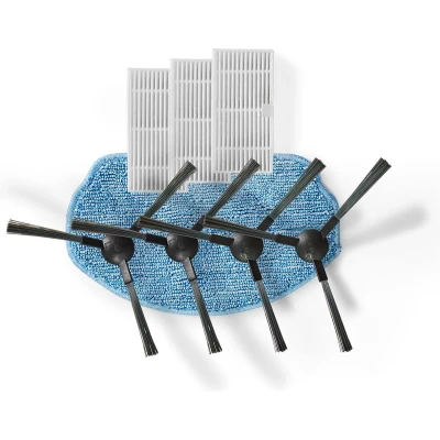 Afbeelding van Robotstofzuiger onderdelen Nedis (HEPA filters, Zijborstels, Dweil)