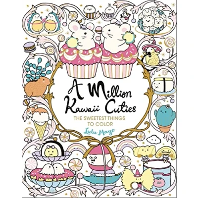 Afbeelding van A Million Kawaii Cuties: The Sweetest Things to Color