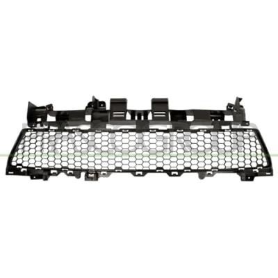 Afbeelding van PRASCO Premium DA2242120 Bumper Grill Voor DACIA: Sandero II 1.2 LPG, TCe 90, 1.5 dCi, dCi 75 / Blue 75, 2012
