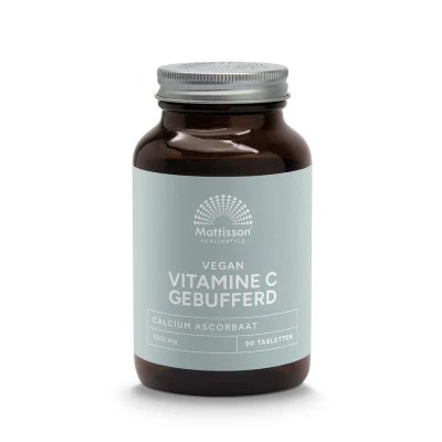 Afbeelding van Mattisson HealthStyle Vitamine C Gebufferd 1000mg Calcium Ascorbaat