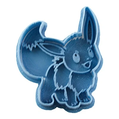 Afbeelding van Cuticuter Eevee Pokemon uitsteekvorm, blauw, 8 x 7 1,5 cm