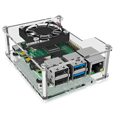 Afbeelding van ICY BOX RP106 transparant acryl frame voor Raspberry Pi 2/3/4