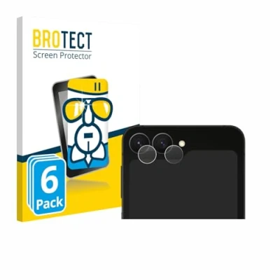 Afbeelding van BROTECT Screenprotector voor Samsung Galaxy Z Flip 7 FE (ALLEEN Camera Lens) Folie Beschermfolie Beschermglas transparant (6 Stuks)