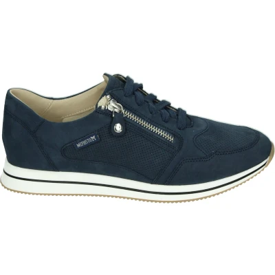 Afbeelding van Mephisto LEENIE BUCKSOFT Lage sneakersDames sneakers Kleur: Blauw Maat: 40.5