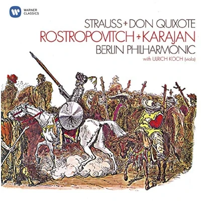 Afbeelding van Mstislav Rostropovich Berliner Phihharmoniker Herbert Von Karajan R Strauss Don Quixote