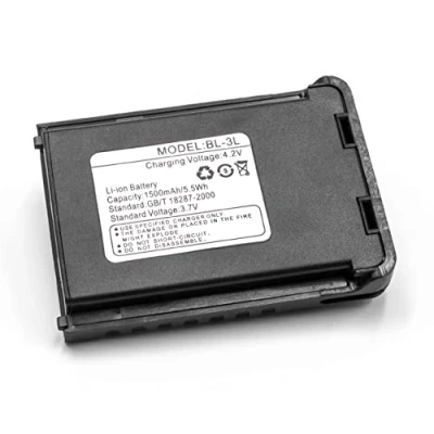 Afbeelding van vhbw Li Ion batterij 1500mAh (3,7 V) voor radio, walkietalkie zoals Baofeng BL 3L