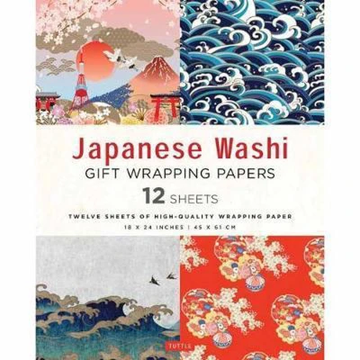 Afbeelding van Japanese Washi Gift Wrapping Papers 12 Sheets /anglais: 18 x 24 inch (45 61 cm) Paper