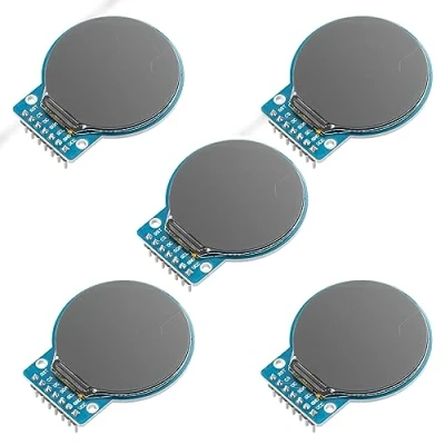 Afbeelding van AZDelivery 5 x GC9A01 1,28 inch rond TFT display voor Arduino