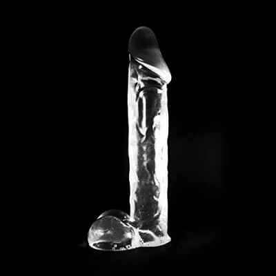 Afbeelding van Dinoo Dildo Krito 33 cm transparant