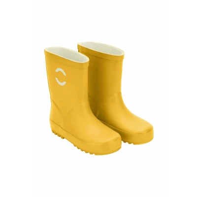 Afbeelding van mikk line Solid Regenlaarzen voor kinderen, Maat: 33, Sunflower Natuurrubber