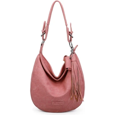 Afbeelding van Fritzi aus Preußen Schoudertas Jakx Lipstick01 Hobo Bag Rosy Oranje
