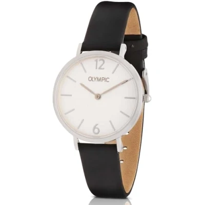 Afbeelding van Olympic OL66DSL011 SANNE Horloge Staal Leer