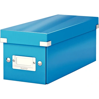Afbeelding van Cd box Leitz Click Store WOW 143x136x352mm blauw