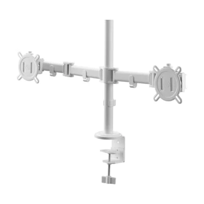 Afbeelding van One For All Universele dubbele monitor arm (DM2220) wit