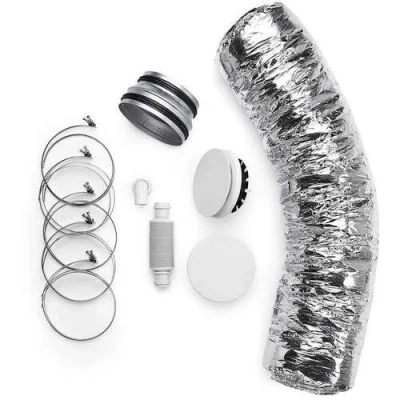 Afbeelding van Zehnder wtw aansluitpakket rond 200 comfoair q600 708000120