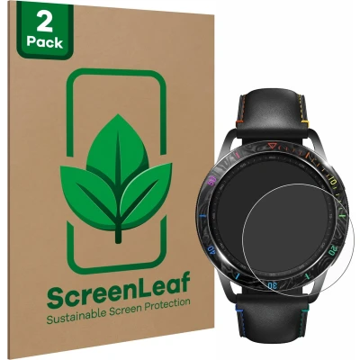 Afbeelding van ScreenLeaf Screenprotector voor Xiaomi Watch S3 Duurzame schermbescherming Folie Beschermfolie transparant (2 Stuks)
