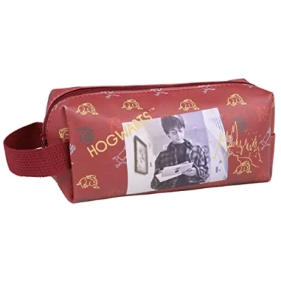 Afbeelding van Harry Potter Hogwarts Bordeauxrode schooletui 23x10x7.5