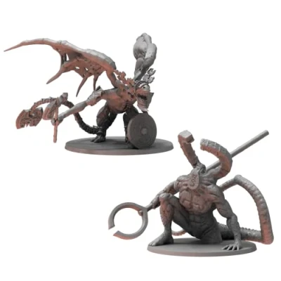 Afbeelding van Dark Souls Het rollenspel: Titaniet &amp; Stenen Miniaturen Stat Kaarten. DnD, RPG, D D, Kerkers Draken. 5E Compatibel