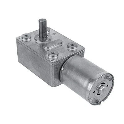 Afbeelding van Dc 12 V Motor Met Aandrijving, Omkeerbare Slakkentransmissie Hoog Koppel motor, Totaal Metaal 5/6/20/40/62 (rpm) (40 Rpm)