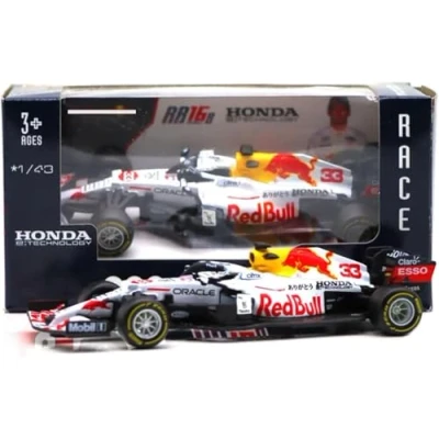 Afbeelding van HTLNUZD Bburag 1:43 2021 Racing RB16B #33 Formule F1Max Verstappen 2e Turkse 1/43 Diecast Legering Collectible Speelgoed Auto Model