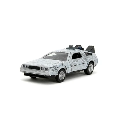 Afbeelding van Back to The Future 1:32 Time Machine Frost Die Cast Auto, speelgoed voor kinderen en volwassenen