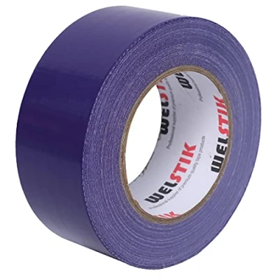 Afbeelding van WELSTIK Professionele kwaliteit plakband, gekleurd plakband voor reparaties, knutselen, handwerk, binnen en buiten, 50 mm x 41 m, 7,5 dik, paars