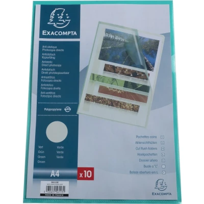 Afbeelding van Pochet L map gekorrelde pp 12/100ste A4 Exacompta