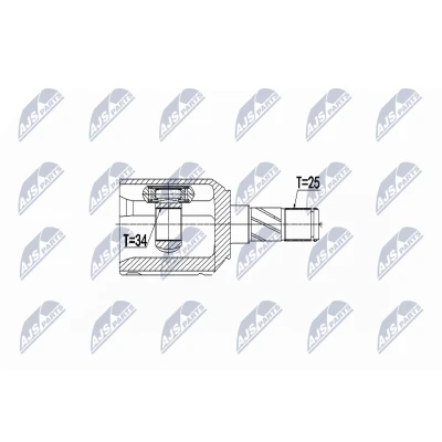 Afbeelding van Homokineet reparatie set, aandrijfas NTY NPW CH 039