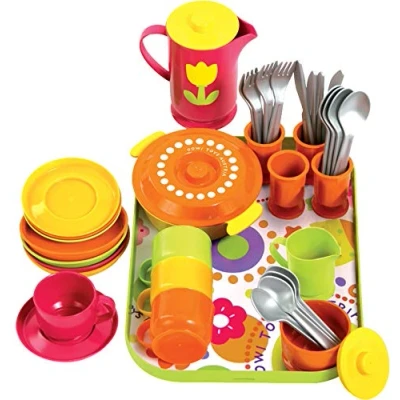 Afbeelding van Gowi 454 17 koffieservies Parijs, 40 delig, kinderkeukenservies