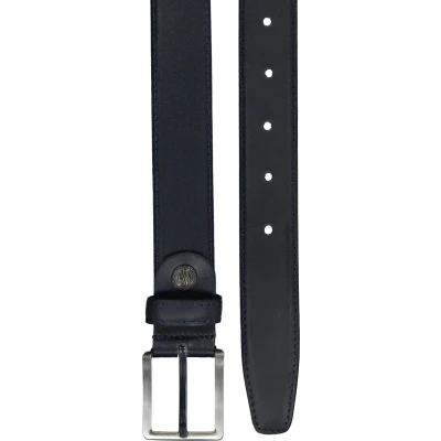 Afbeelding van LINDENMANN leren heren riem blauw
