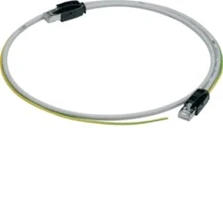 Afbeelding van Hager modbus kabel met rj45 aarde draad 1 m htg471h
