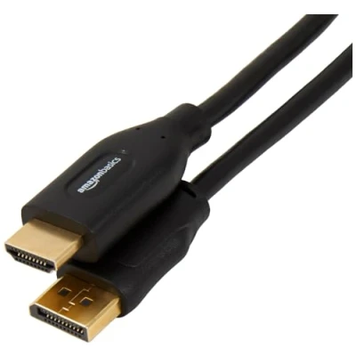 Afbeelding van Amazon Basics DisplayPort naar HDMI kabel met vergulde stekkers 7,6 m