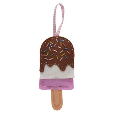 Afbeelding van Trimits Vilt Decoratie Kit: Ice Lolly, 12 x 6cm, GCK057