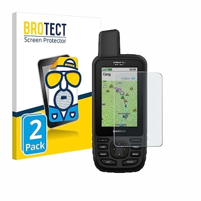 Afbeelding van BROTECT (2 Stuks) Antireflecterende Beschermfolie voor Garmin GPSMAP 66sr Anti Glare Screen Protector, Mat, Ontspiegelend