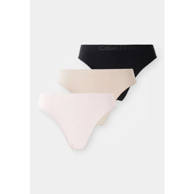 Afbeelding van Calvin Klein Underwear Bonded FLEX Seamless 3 PACK Slip, Dames, Maat: XS, Black/cedar/eggshell