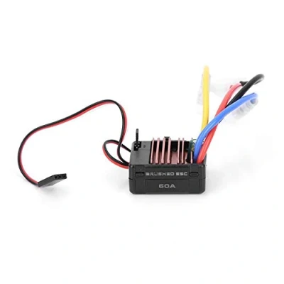 Afbeelding van RC Car ESC, 60A Geb¨¹rsteter elektronischer Drehzahlregler Zubeh?r f¨¹r ferngesteuertes Automodell