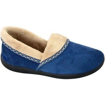 Afbeelding van Padders Dames blauw pantoffels maat 41