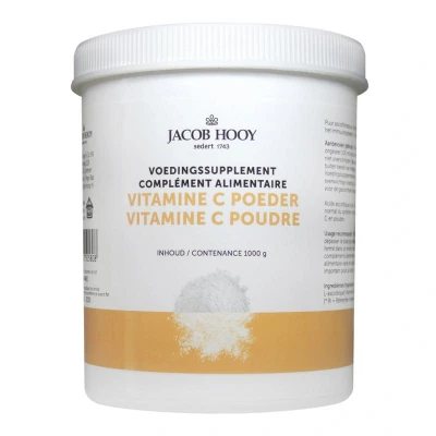 Afbeelding van 1+1 gratis Jacob Hooy Vitamine C Poeder 1000 gram