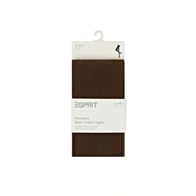 Afbeelding van ESPRIT Dames Panty Cotton W TI Katoen eenkleurig 1 Stuk, Bruin (Dark Brown 5230), 40 42